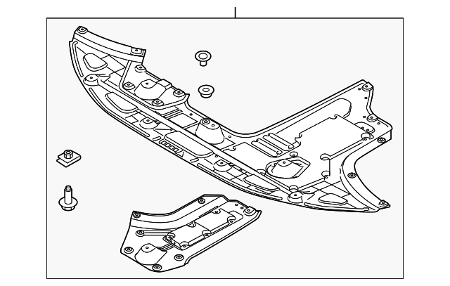 パネル 2025 Hyundai Palisade Under Cover 29110-S8300 | OEM Parts Online