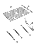 68353373AA - Body Sheet Metal Except Doors: Box Floor Panel for Mopar Image