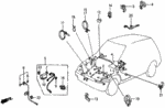 32602SA5003 - Electrical/Exhaust/Heater/Fuel: NUT, BATTERY TERMINAL (SUMITOMO) for Honda Image