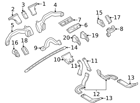 Ducts for 2012 Land Rover LR2 #0