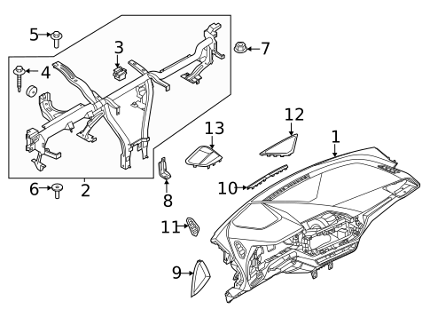 Instrument Panel for 2024 BMW M235i xDrive Gran Coupe #0