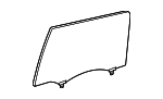 681030C070 - Body: Door Glass for Toyota: Tundra Image