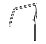 681420C040 - Body: Glass Run for Toyota: Tundra Image