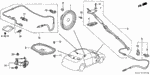 90105SB6003 - Electrical/Exhaust/Heater/Fuel: SCREW, PAN (4X12) for Honda Image
