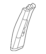 RJ40MF1AC - Body: Door Pillar Post Trim Set for Mopar Image