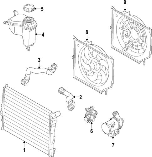 Cooling System for 2013 BMW X1 #0