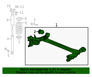 2016-2022 Chevrolet Spark Rear Axle 95374372 | TascaParts.com
