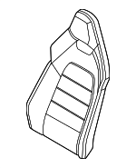 976881806BKOG6 - Body: Seat Back Cover for Porsche Image