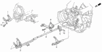 90028PB6010 - Transmission - Manual: BOLT, SPECIAL (6X22.5) for Acura Image