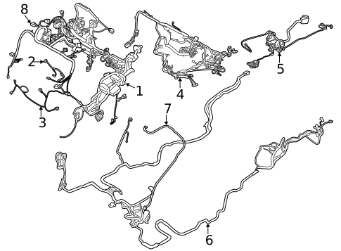 Wiring Harness for 2018 Lincoln MKZ #0