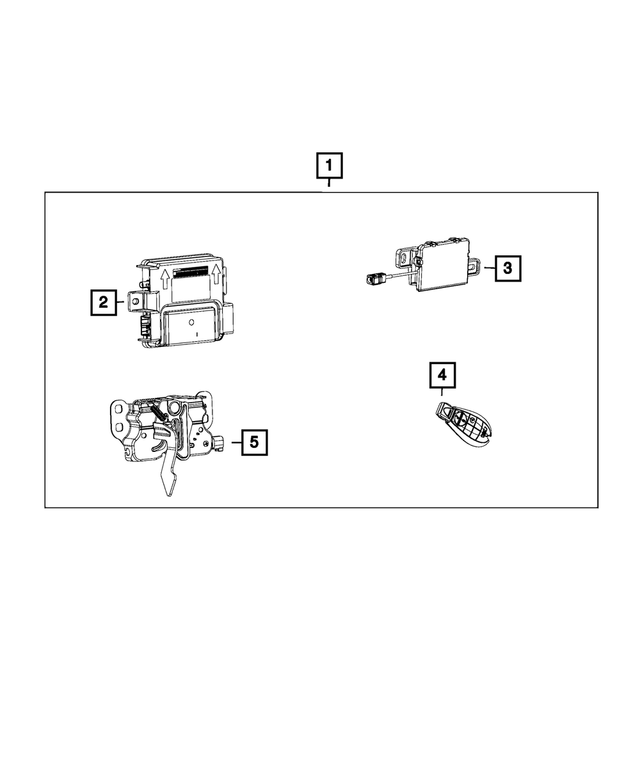 68234886AD - Mopar Accessories - Component Parts: Hub Receiver for Mopar Image