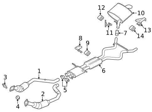 Exhaust Components for 2021 Land Rover Range Rover Sport #0