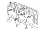 7GA33TX7AA - Interior Trim: Cab Back Trim Panel for Mopar Image