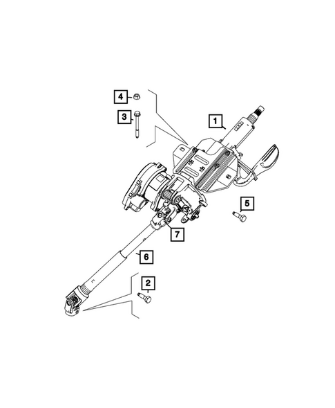 Steering Column and Intermediate Shaft for 2026 Fiat 500E #0