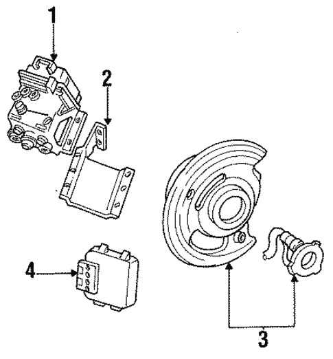ABS Components for 1995 Chevrolet Suburban K2500 | GM Parts