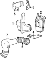 4815963AB - Engine: Air Duct for Chrysler: Prowler Image