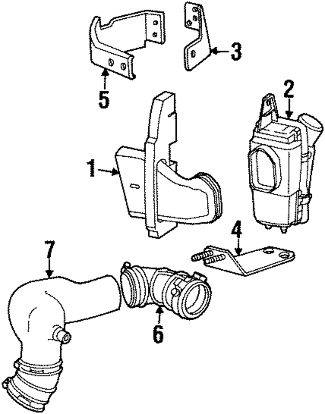 4815963AB - Engine: Air Duct for Mopar Image