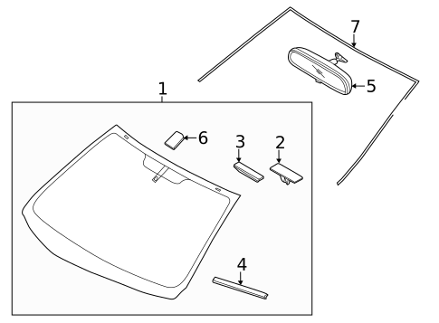 Reveal Moldings for 2012 Kia Rio #0