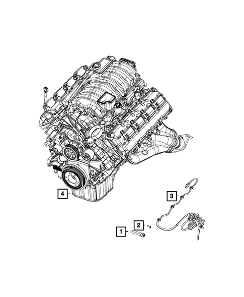 Wiring-Powertrain for 2017 Dodge Challenger #1