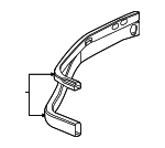 55359644AC - Body: Side Rail Assembly for Mitsubishi Image