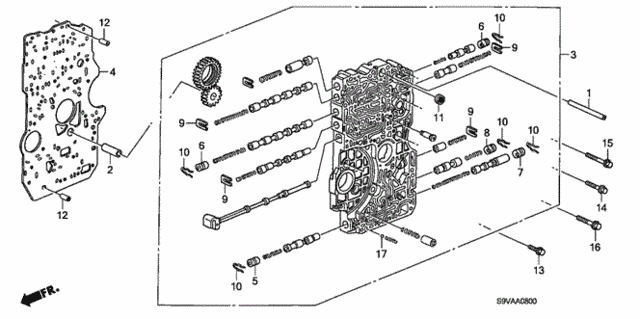 AT Main Valve Body for 2008 Honda Pilot #0