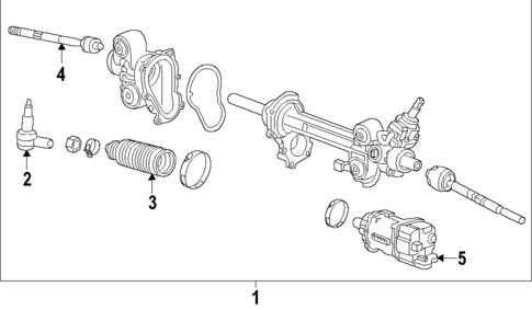 Steering Gear & Linkage for 2020 Buick Enclave #1