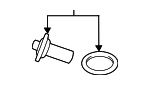 13628485041 - Engine: Air Mass Sensor for BMW Image