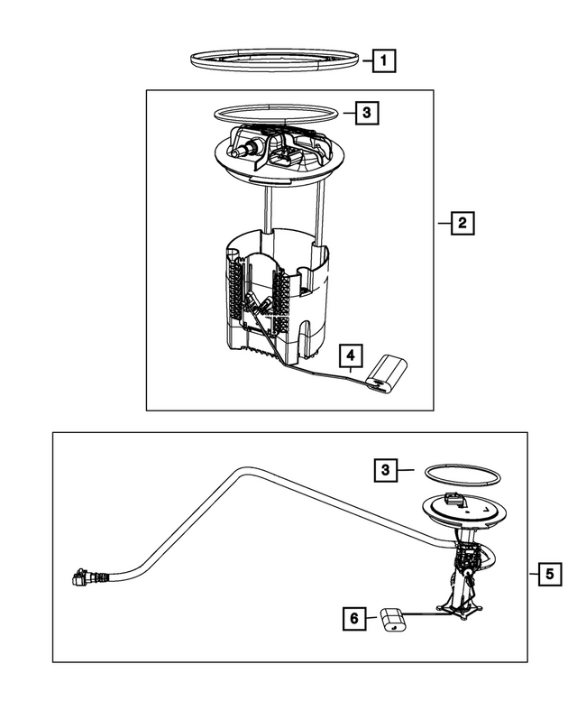 52030369AA - Fuel and Accelerator Pedal: Lock Ring for Mopar Image