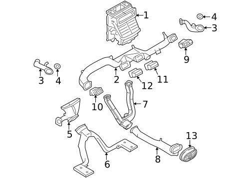 Ducts for 2009 Mercury Sable #0