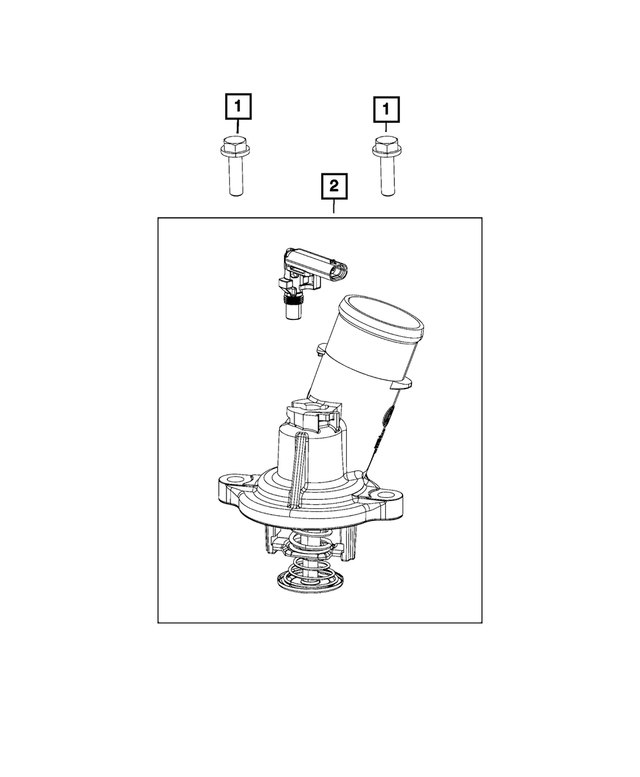 6101982 - Cooling: Hex Head Screw And Washer for Mopar Image