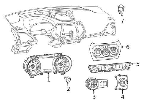 Switches for 2015 Jeep Cherokee #0