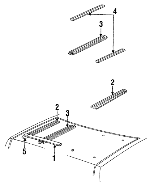 Luggage Carrier for 1990 Dodge Spirit #0