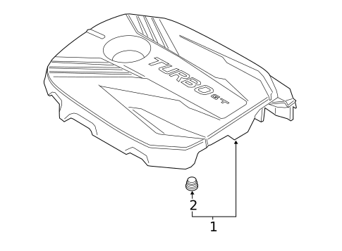 Engine Appearance Cover for 2022 Kia Soul #0