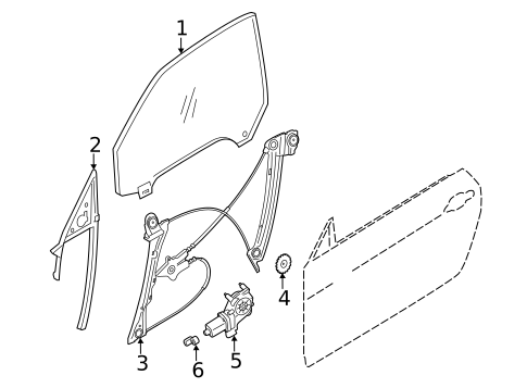Quarter Window for 2015 BMW 428i #0