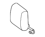 22297033001B55 - Body: Headrest, Center for Mercedes-Benz Image