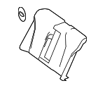 22292000298U53 - Body: Seat Back Cover for Mercedes-Benz Image