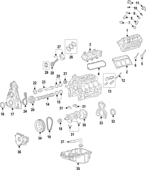 Engine for 2018 GMC Savana 3500 #2