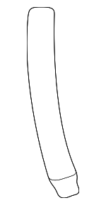 BJS750899 - Body: Windshield Lower Seal for Mazda: 2, 3, 6, CX-70, CX-90 Image