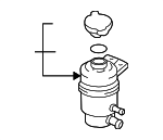 MN101937 - Steering: Reservoir Assembly for Mitsubishi Image