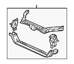 60400SDDA01ZZ - Body: Radiator Support for Honda: Accord Image