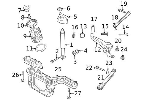 Rear Suspension for 2012 Ford Escape #2