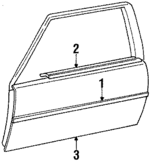 7572014230 - : Belt Weather-Strip for Toyota: Celica Image