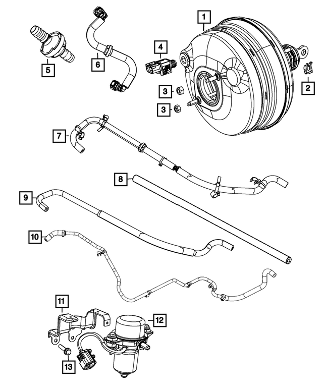 5183872AA - Brakes: Hex Lock Nut for Mopar Image