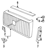 1312656 - Body: Grille Assembly for Volvo Image