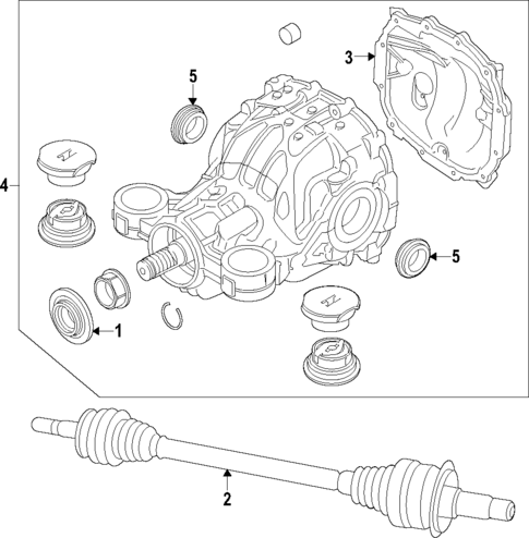 Rear Axle for 2022 Lincoln Aviator #0