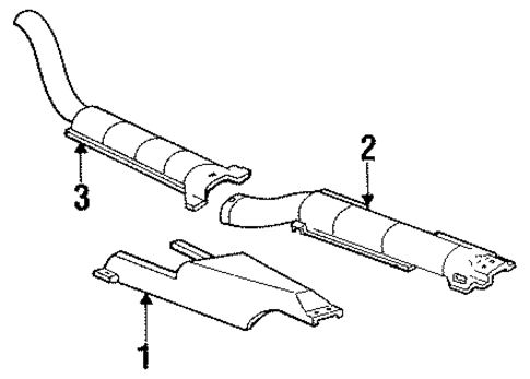 Exhaust Components for 1986 Ford EXP #0