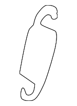 23188597 - Body: Upper Center Pillar Trim Spring for GM Image