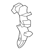 95511032500 - : Connector Hose Bracket for Porsche Image