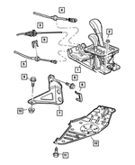 52109672AE - Transfer Case Model 247 [DHF]: Shifter Housing And Lever for Mopar Image