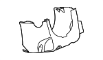 22725108 - Steering: Lower Column Cover for Saturn: Ion Image